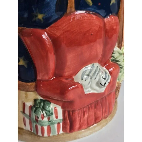 Susan Winget Mug Christmas Certified International 3D Ceramic Tree Fireplace Cup - Picture 11 of 16